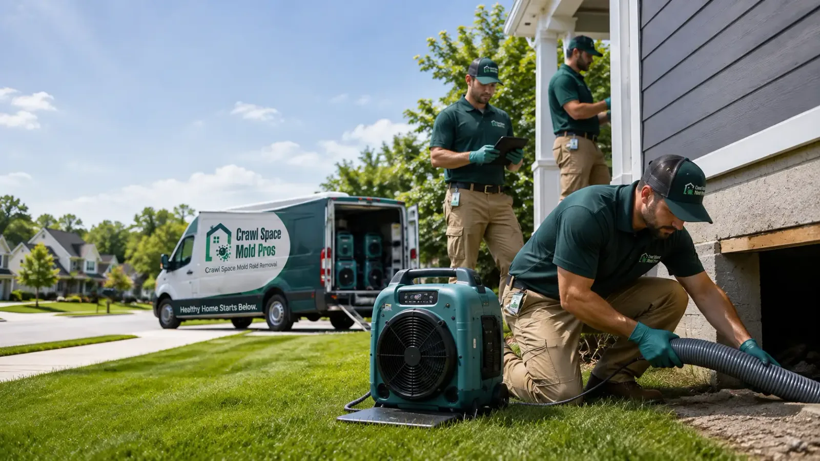 Crawl Space Mold Removal in Hornick, IA